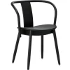 Massproductions Icha chair, black stained beech