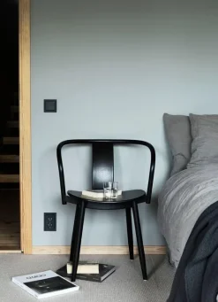 Massproductions Icha chair, black stained beech