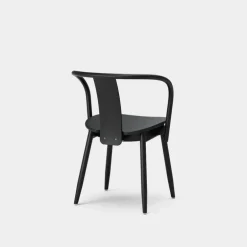 Massproductions Icha chair, black stained beech