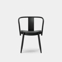 Massproductions Icha chair, black stained beech