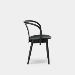 Massproductions Icha chair, black stained beech