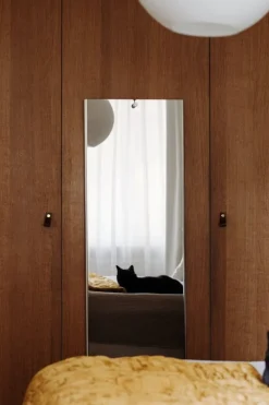 Massproductions Memory mirror, large, polished stainless steel