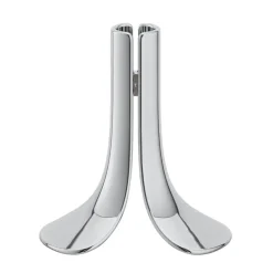 Massproductions Pinci candle holder, polished chrome