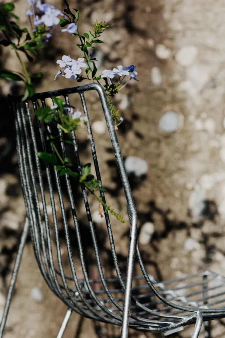 Massproductions Tio chair, hot dip galvanised