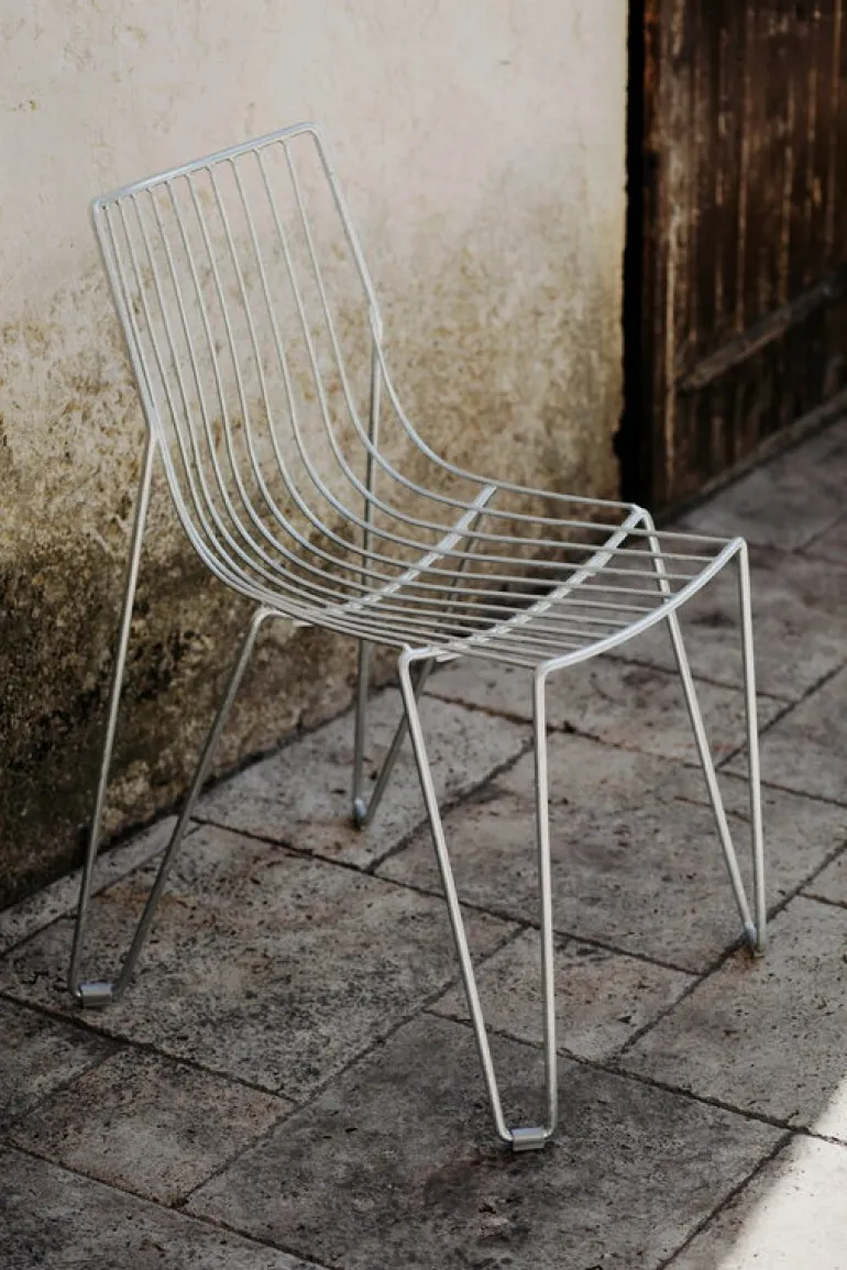 Massproductions Tio chair, hot dip galvanised