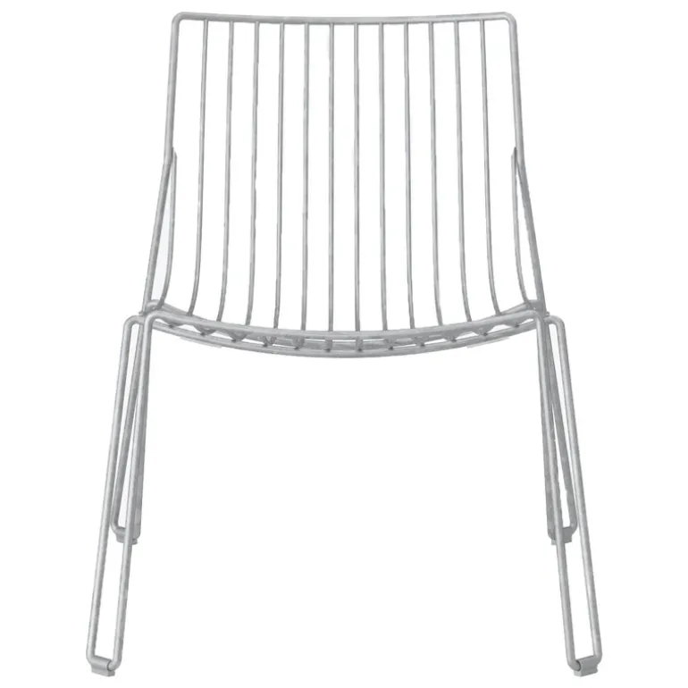 Massproductions Tio easy chair, hot dip galvanized