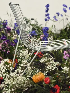 Massproductions Tio easy chair, hot dip galvanized