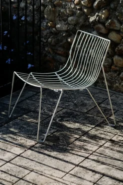 Massproductions Tio easy chair, hot dip galvanized