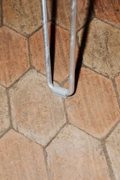 Massproductions Tio easy chair, hot dip galvanized