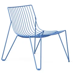 Massproductions Tio easy chair, overseas blue