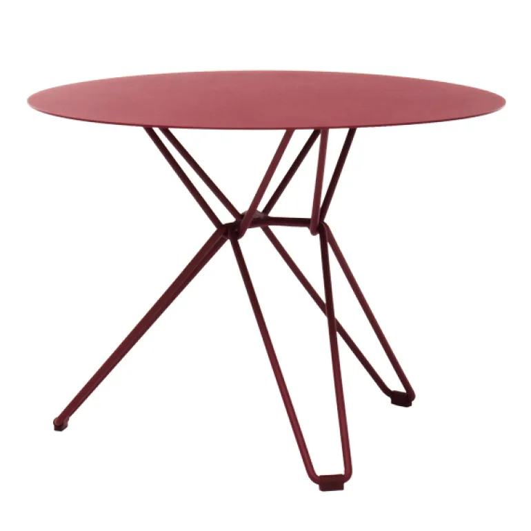 Massproductions Tio table, 60 cm, low, burgundy