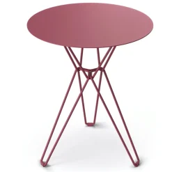 Massproductions Tio table, 60 cm, high, burgundy