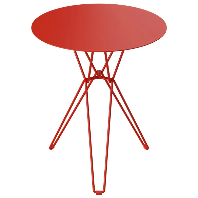 Massproductions Tio table, 60 cm, high, pure red