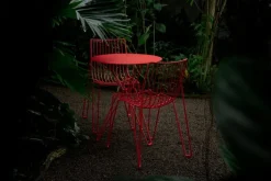 Massproductions Tio table, 60 cm, high, pure red