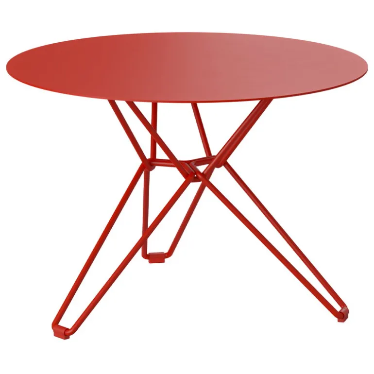 Massproductions Tio table, 60 cm, low, pure red