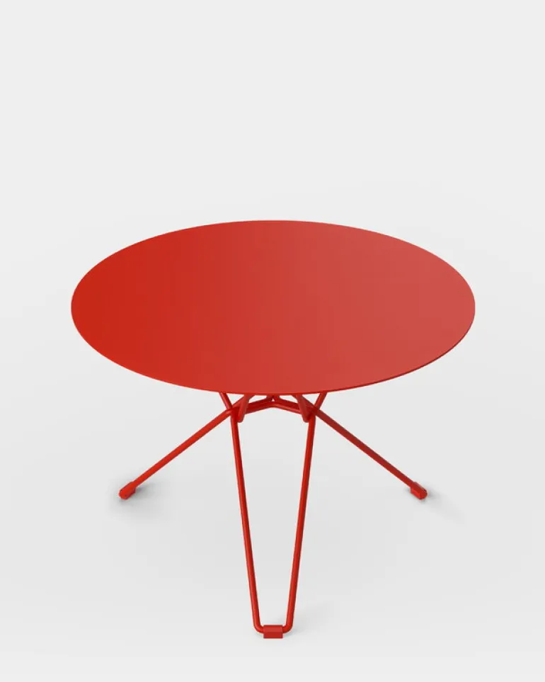 Massproductions Tio table, 60 cm, low, pure red
