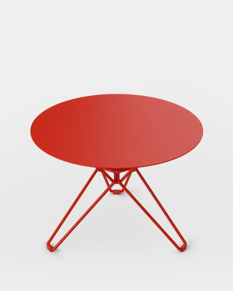 Massproductions Tio table, 60 cm, low, pure red