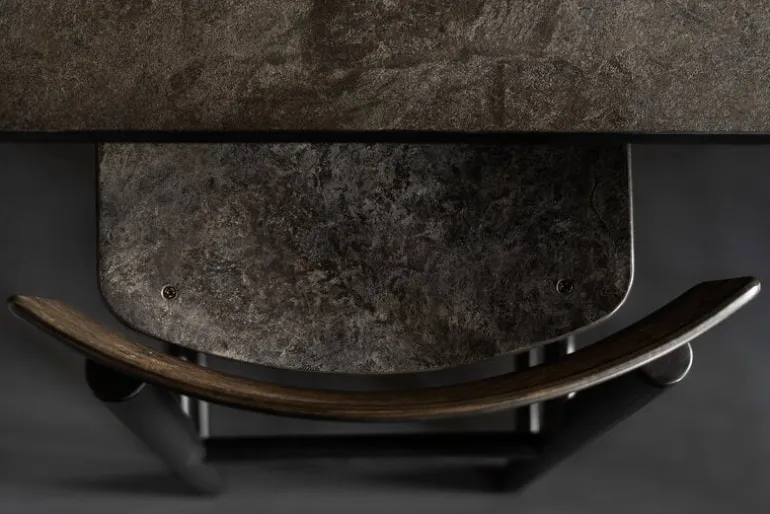 Mater Conscious 3162 chair, black beech - coffee waste black