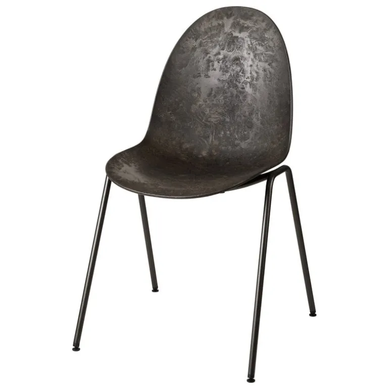 Mater Eternity chair, coffee waste black