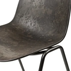 Mater Eternity chair, coffee waste black