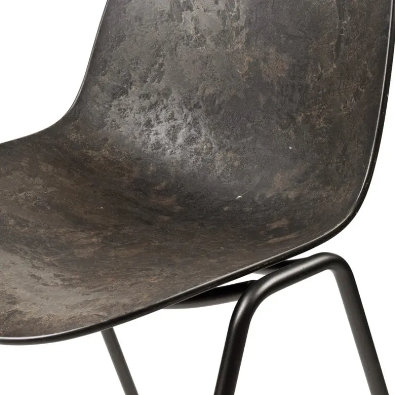 Mater Eternity chair, coffee waste black