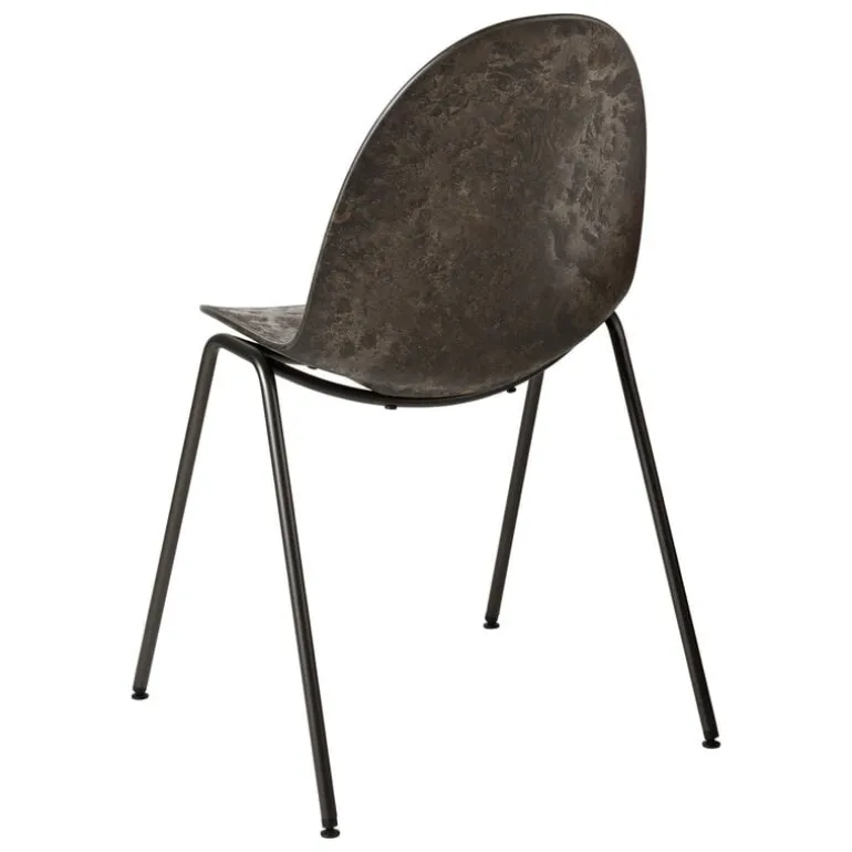 Mater Eternity chair, coffee waste black