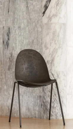 Mater Eternity chair, coffee waste black