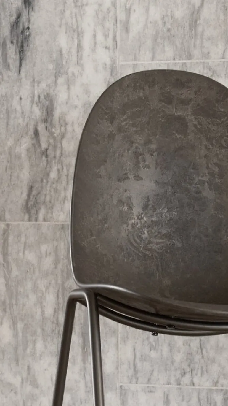 Mater Eternity chair, coffee waste black