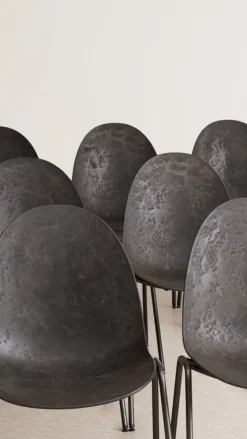 Mater Eternity chair, coffee waste black