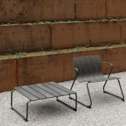 Mater Ocean lounge table, black