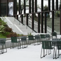 Mater Ocean OC2 table, 70 x 70 cm, green