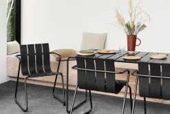 Mater Ocean table 140 x 70 cm, black