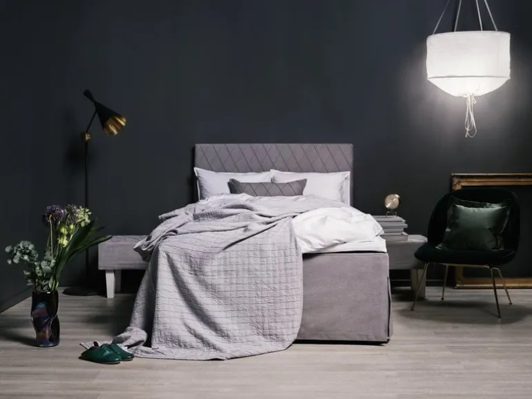 Matri Aava bed cover, 200 x 260 cm, light grey