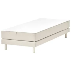 Matri Aina bed, 120 x 200 cm, ivory melange