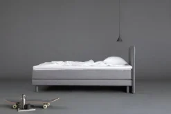 Matri Aina bed, 80 x 200 cm, light grey