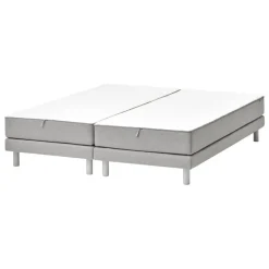 Matri Aina bed, 180 x 200 cm, light grey