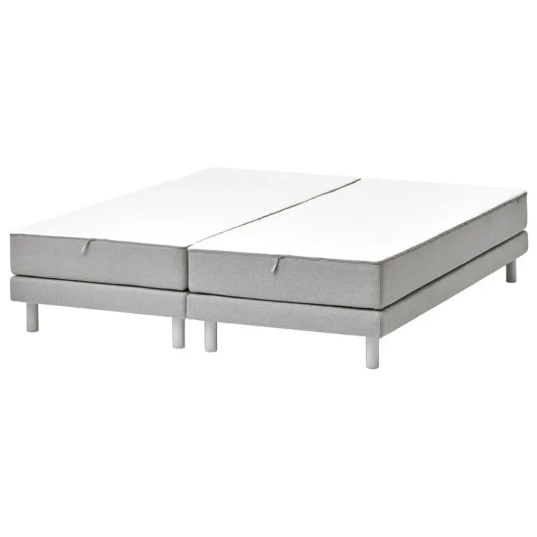 Matri Aina bed, 180 x 200 cm, light grey