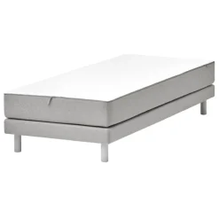 Matri Aina bed, 90 x 200 cm, light grey