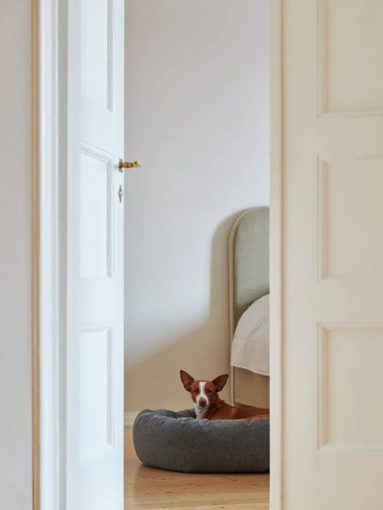 Matri Dog bed, L, Wooly, graphite