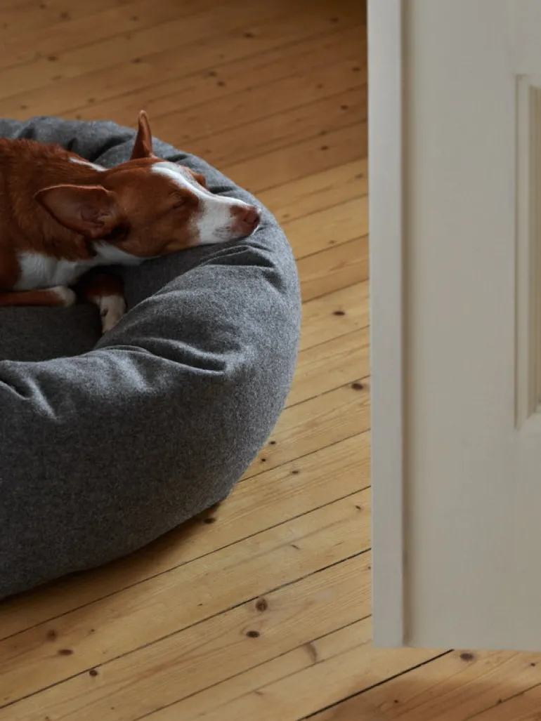 Matri Dog bed, L, Wooly, graphite