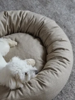 Matri Dog bed, L, Wooly, ivory melange