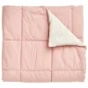 Matri Moona double bed cover, 260 x 260 cm, rose powder - mulberry