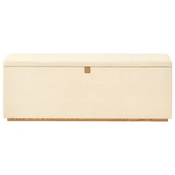 Matri Raffia bench box, natural