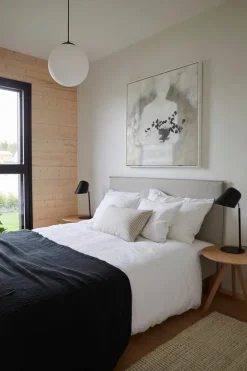 Matri Slim headboard, Wooly, ivory melange