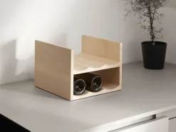 Mattiazzi Bibita bottle rack, beech