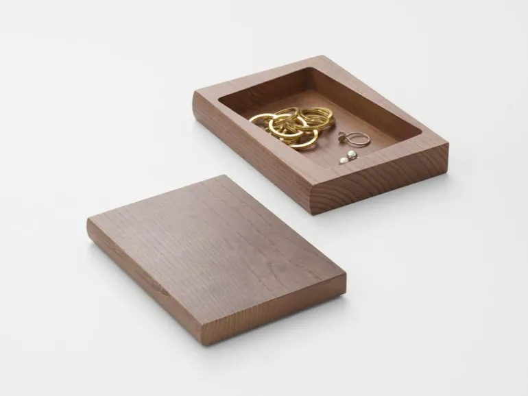 Mattiazzi Cassetta box, natural ash - red