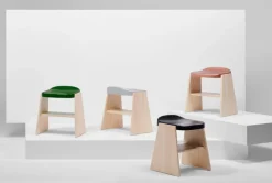 Mattiazzi MC19 Fronda stool, low, pine - green