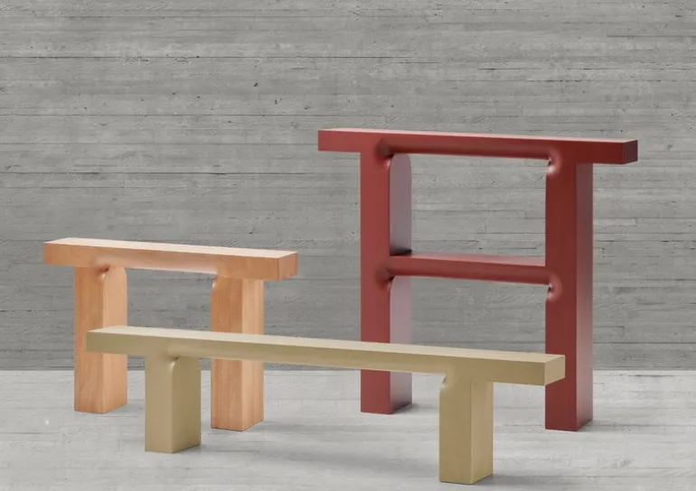 Mattiazzi MC23 Oto bench, green beige