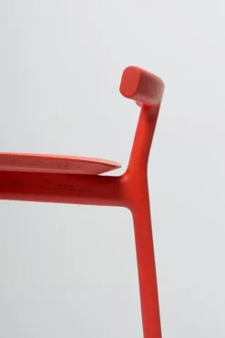 Mattiazzi MC7 Radice bar stool 65 cm, red