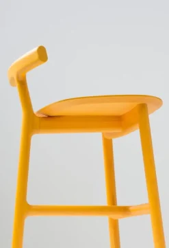 Mattiazzi MC7 Radice bar stool 65 cm, yellow